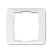 Rámček pre elektroinstalačné prístroje, jedno násobný, Element®, biela / biela