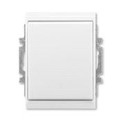Prepínač krížový IP 44, zapustený, Time®, Element®, biela / ľadová biela
